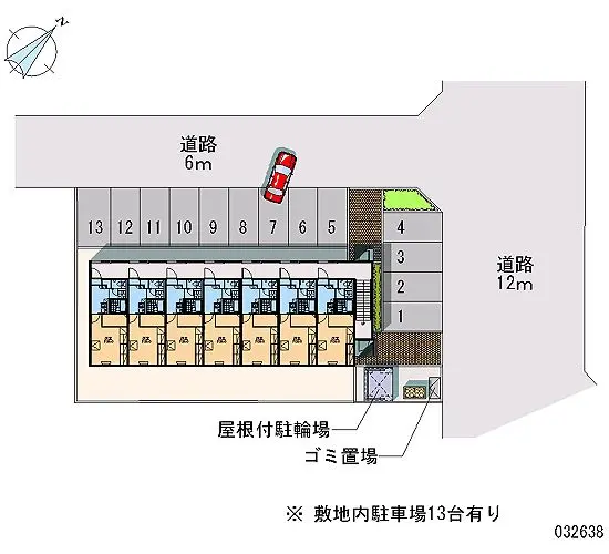 石狩市花川南十条１丁目 月極駐車場